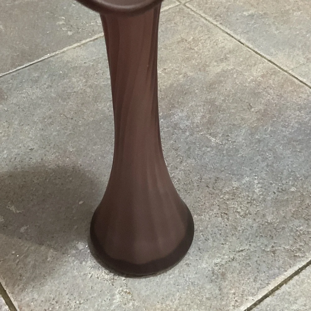 Elegant Purple glass vase